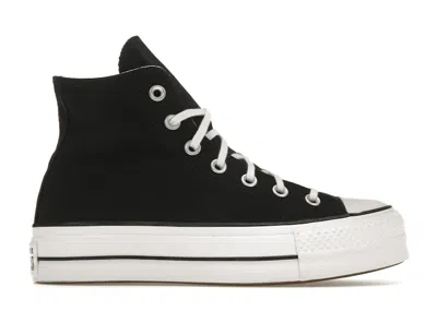 Pre-owned Converse Chuck Taylor All Star Hi Platform (women's) Sneakers In Black/white