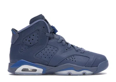 Pre-owned Jordan 6 Retro Sneakers In Diffused Blue/court Purple