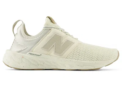 Pre-owned New Balance Fresh Foam Cruz Artisan V3 (women's) Sneakers In Angora/timberwolf/dark Juniper In Multi