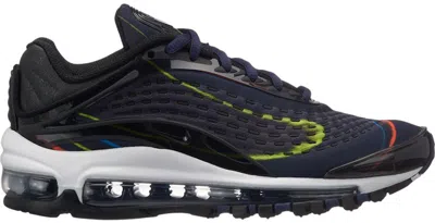 Pre-owned Nike Air Max Deluxe Sneakers In Black/midnight Navy Blue In Multi