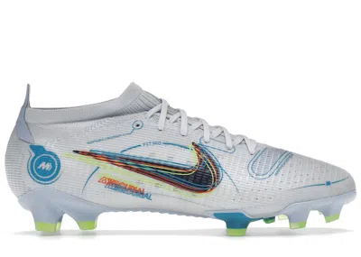 Pre-owned Nike Vapor 14 Pro Fg Progress Pack Sneakers In Football Grey/blackened Blue/light Marine In Multi