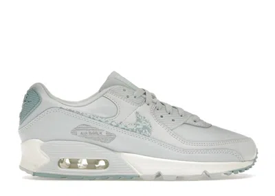 Pre-owned Nike Air Max 90 (women's) Sneakers In Aura/ocean Cube/summit White