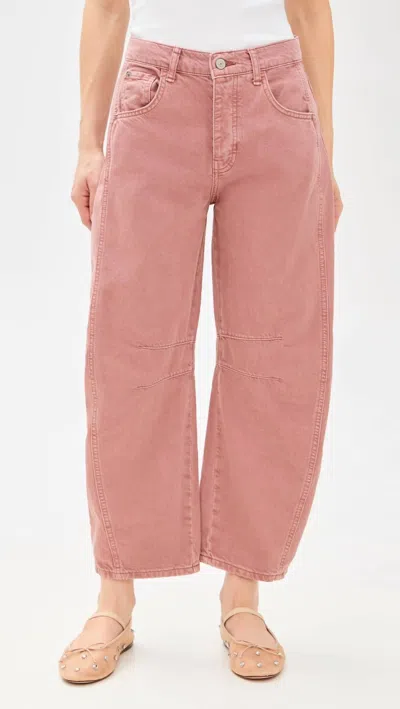 Free People Good Luck Barrel Jeans In Sunsetter