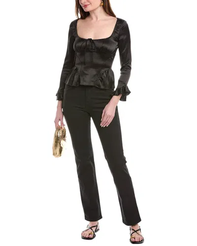 Staud X Wrangler The Everyday Black Jean
