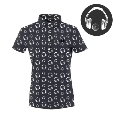 Swingjuice Women's Golf & Hip Hop Polo In Black