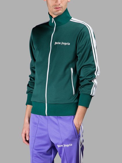 palm angels green track suit