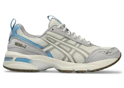 Pre-owned Asics Gel1090 V2 (women's) Sneakers In Cream/cement Grey In Multi