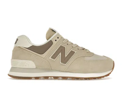 Pre-owned New Balance 574 (women's) Sneakers In Sandstone/mushroom/angora In Multi