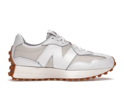 Pre-owned New Balance 327 Gum (women's) Sneakers In White/moonbeam