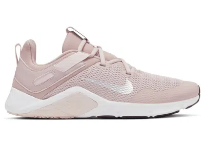 Pre-owned Nike Legend Essential (women's) Sneakers In Stone Mauve/white/barely Rose In Multi