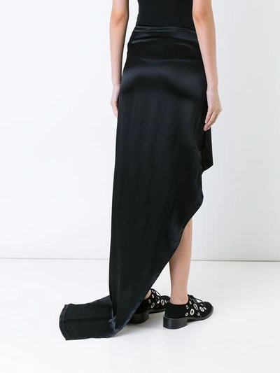 Shop Ann Demeulemeester Carver Asymmetric Maxi Skirt In Black