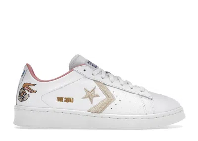 Pre-owned Converse Pro Leather Lola Bunny Space Jam (women's) Sneakers Inonyx In White/white Onyx
