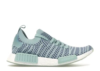 Pre-owned Adidas Originals Nmd R1 Stlt (women's) Sneakers In Ash Green/steel/cloud White In Multi