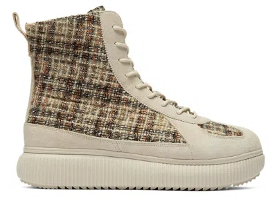 Pre-owned Onitsuka Tiger Men's  Delecity Boot Sneakers In Mineral Beige/bisque In Brown