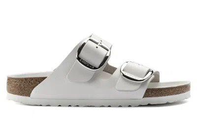 Pre-owned Birkenstock Arizona Big Buckle Leather (women's) Sneakers In White