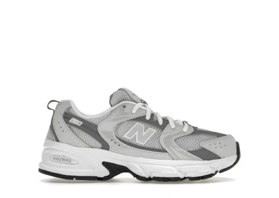 Pre-owned New Balance 530 Sneakers In Grey Matter/silver Metallic In Gray
