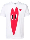 COMME DES GARÇONS PLAY heart print T-shirt,핸드워시