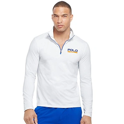 Polo Ralph Lauren Stretch Jersey Pullover In Pure White