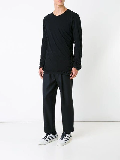 Shop Forme D'expression 'juxtaposed' Pullover In Black