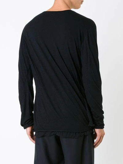 Shop Forme D'expression 'juxtaposed' Pullover In Black