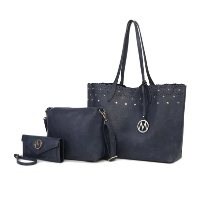 Mkf Collection By Mia K Mariahna 3-piece Set - Shopper Tote Bag, Crossbody Purse, And Matching Wallet For Women Set By Mia K