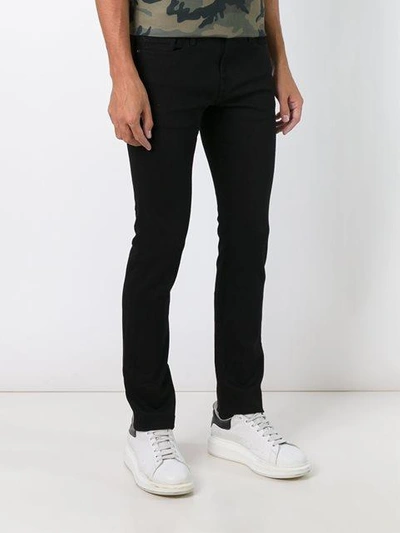Frame L'homme Slim Smolder Jeans In Black