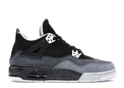 Pre-owned Jordan 4 Retro Fear Pack (2013) Sneakers In Black/white/cool Grey