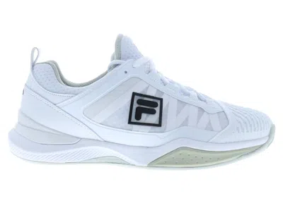 Pre-owned Fila Speedserve Energized (women's) Sneakers In White/black/grey In Multi