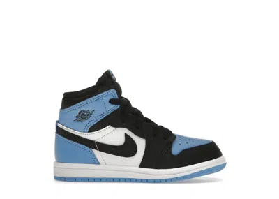 Pre-owned Jordan 1 Retro High Og Unc Toe Sneakers In University Blue/black/white In Multi