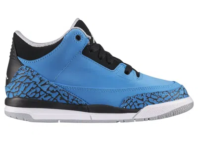 Pre-owned Jordan 3 Powder Sneakers In Blue/black/grey In Multi