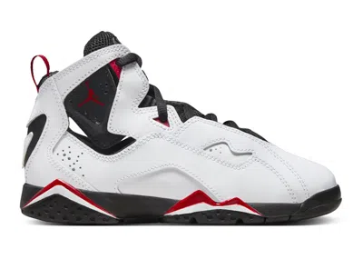 Pre-owned Jordan True Flight Sneakers In White/black/varsity Red In Multi