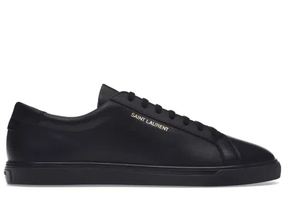 Pre-owned Saint Laurent Men's  Andy Low Sneakers In Black