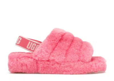 Pre-owned Ugg Fluff Yeah Slide (women's) Sneakers In Pink Rose