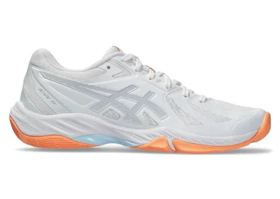 Pre-owned Asics Blade Ff (women's) Sneakers In White/grey Blue