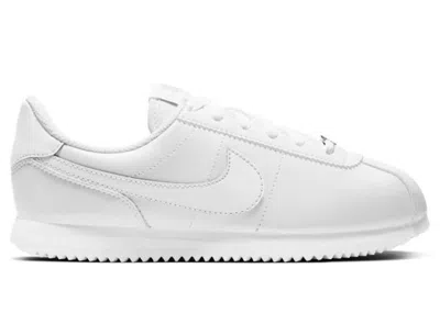 Pre-owned Nike Cortez Basic Sl Triple Sneakers In White