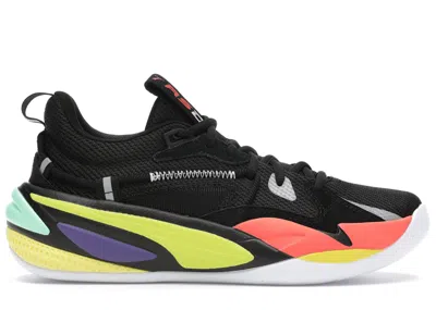 Pre-owned Puma Rsdreamer J. Cole Black Sneakers In  Black/energy Red In Multi
