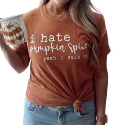 Bella+canvas I Hate Pumpkin Spice In Autumn Heather