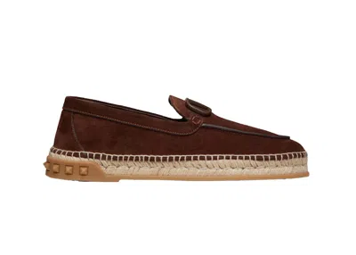 Pre-owned Valentino Garavani Men's  Flows Espadrilles Sneakers In Fondant In Pink