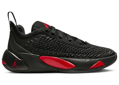 Pre-owned Jordan Luka 1 Bred Long Range Sneakers In Black/university Red/dark Grey In Multi