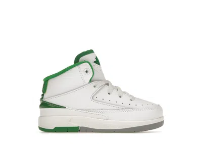 Pre-owned Jordan 2 Retro Sneakers In White/lucky Green/sail In Multi