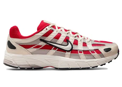 Pre-owned Nike P6000 (women's) Sneakers In Soft Pearl/university Red/black In Multi