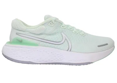 Pre-owned Nike Zoomx Invincible Run Flyknit 2 (women's) Sneakers In Barely Green/metallic Silver/mint Foam