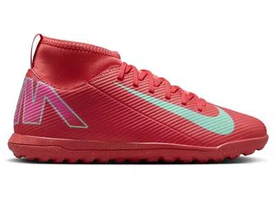 Pre-owned Nike Mercurial Superfly 10 Club Tf Mad Energy Pack Sneakers In Ember Glow/aurora Green In Multi