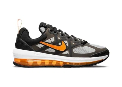 Pre-owned Nike Air Max Genome Sneakers In Black Orange Grey (gs) In Multi