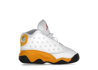 Pre-owned Jordan 13 Retro Sneakers In White/university Red/del Sol In Multi