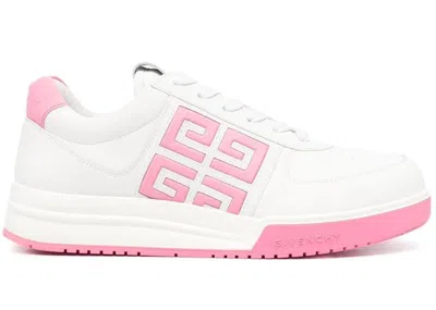 Pre-owned Givenchy G4 (women's) Sneakers In White/pink In Multi