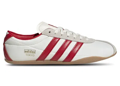 Pre-owned Adidas Originals Tokyo (women's) Sneakers In Off White/better Scarelet Red/gum In Multi