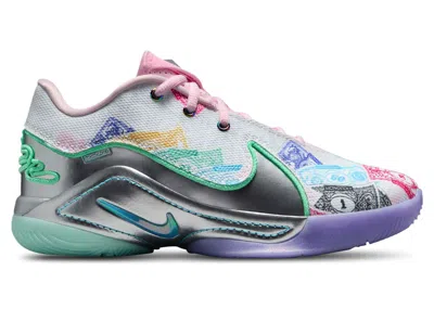 Pre-owned Nike Lebron 22 Monopoly Sneakers In White/baltic Blue/vapor Green