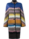 MISSONI intarsia knitted coat,DRYCLEANONLY