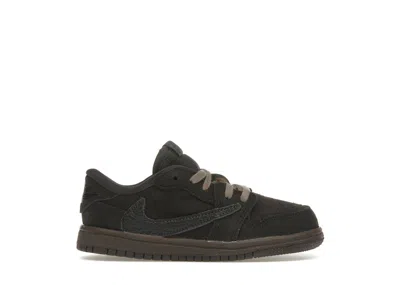 Pre-owned Jordan 1 Retro Low Og Sp Travis Scott Sneakers In Dark Mocha/black/velvet Brown In Multi